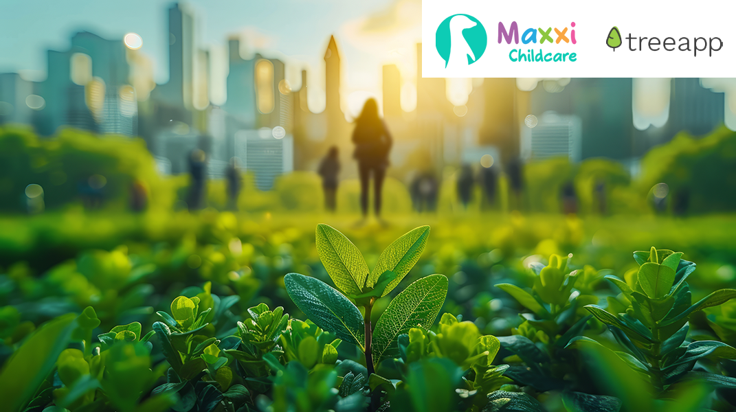 Maxxi Childcare Partners with Treeapp to Foster a Greener Future